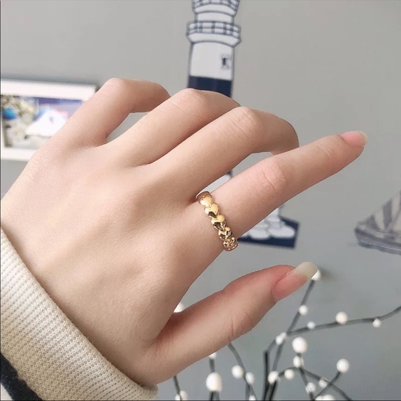 NEW 925 STERLING SILVER RING ADJUSTABLE RING HEART RING - Picture 5 of 5